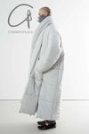 HED MAYNER two -piece lapel coat AW22_O30_Gry/NYLON silver gray PHM6